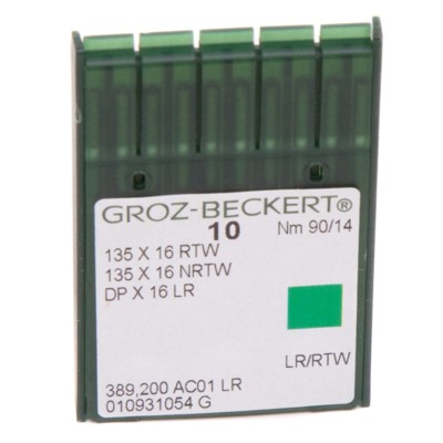 Иглы GROZ-BECKERT DPx16 LR (135x16) №90/14 (уп.10шт.) (0)